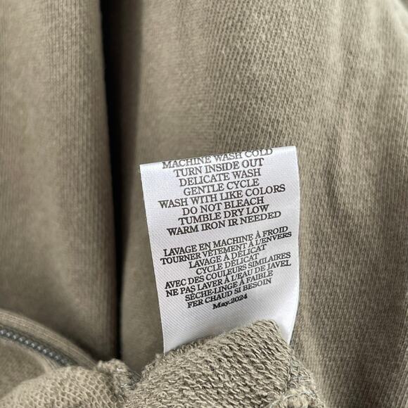 Z SUPPLY Academy Zip Up Hoodie SZ 2X Grape Leaf Sweatshirt NWT Plus Curvy Green - Picture 14 of 14